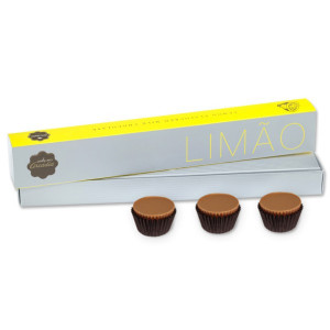 Chocolates com Recheio sabor a LIMÃO Arcádia (8 uni.)