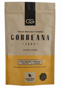 4 Sabores Chá Verde Gorreana dos Açores 80g x 4 uni