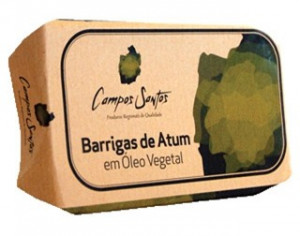 Barrigas de Atum Ventresca em Oleo Vegetal Campos Santos 120g
