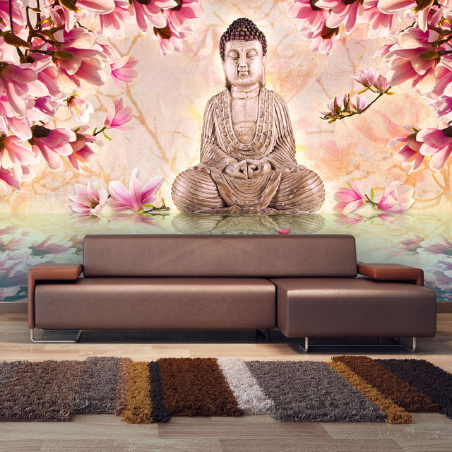 Fototapet Buddha And Magnolia