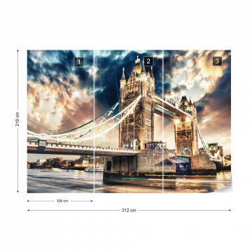City London Tower Bridge Photo Wallpaper Wall Mural