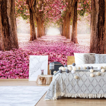 Flowers Blossom Trees Forest Nature Photo Wallpaper Wall Mural