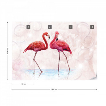Fototapet Tropical Flamingo