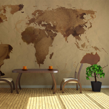 Fototapet - Tea map of the World