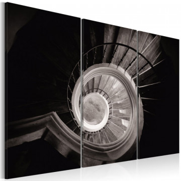 Tablou - Down a spiral staircase