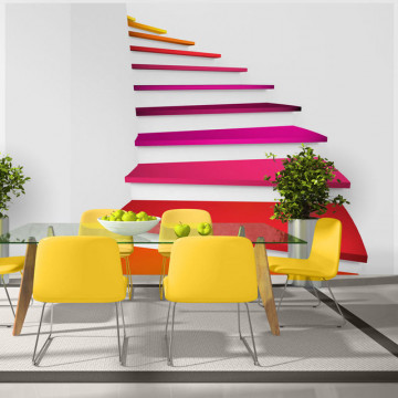 Fototapet - Colorful stairs