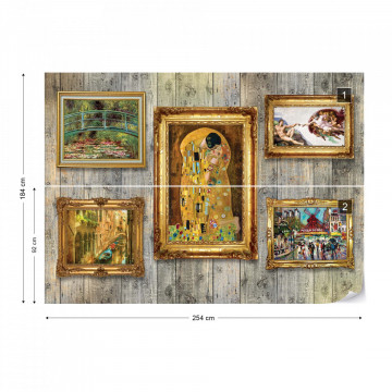 Paintings Art Wood Wall Background Photo Wallpaper Wall Mural