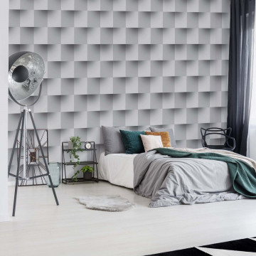 3D Brick Illusion Pattern Photo Wallpaper Wall Mural
