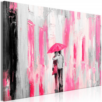 Tablou - Umbrella in Love (1 Part) Wide Pink