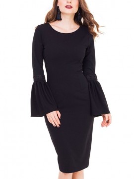Rochie neagra office