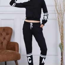 Trening dama negru cu imprimeu