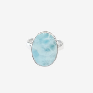 Inel de argint cu larimar Agasi