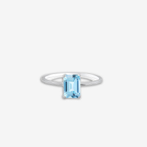 Inel de argint cu topaz