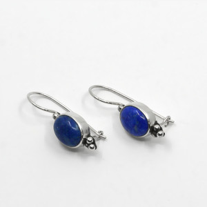 Cercei de argint cu lapis lazuli Magret