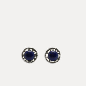 Cercei de argint cu lapis lazuli Maat