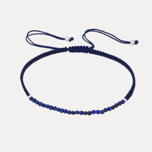 Brățară ajustabilă cu lapis lazuli