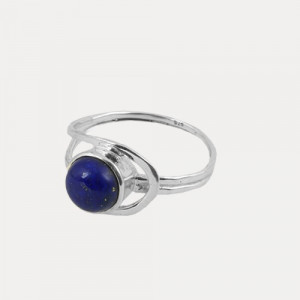 Inel de argint cu lapislazuli I love lapislazuli