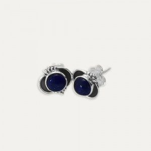 Cercei de argint cu lapis lazuli Rahasy