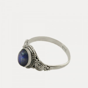 Inel de argint cu lapis lazuli Garmi