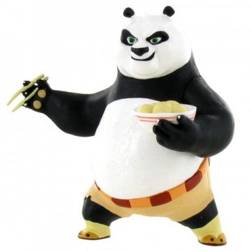 Figurina Po mancand Kung Fu Panda