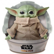 Figurina de plus Baby Yoda The Mandalorian Star Wars 28 cm