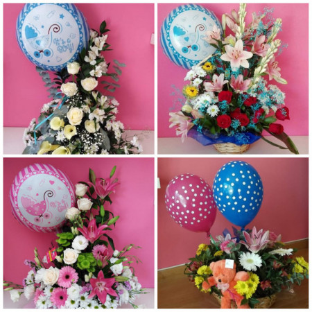 Arreglo floral Grande para Nacimiento