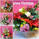 Cestas de flor variada talla L