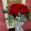 Bouquet de 12 Rosas en Caja