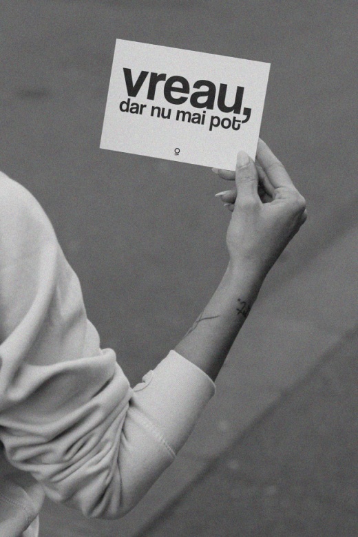 carte poștală "vreau, dar nu mai pot"