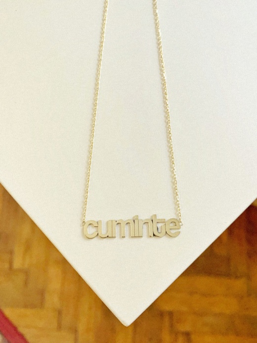 colier auriu "cuminte"