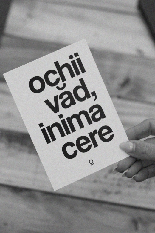 carte poștală "ochii văd, inima cere"