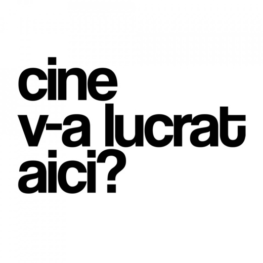 tricou unisex "cine v-a lucrat aici?" alb