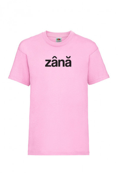 tricou unisex copii roz "zana"