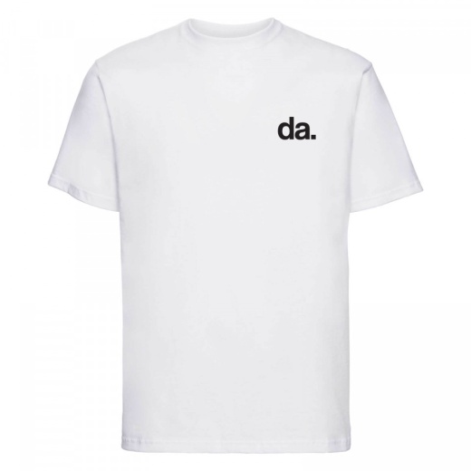 tricou unisex alb "da."