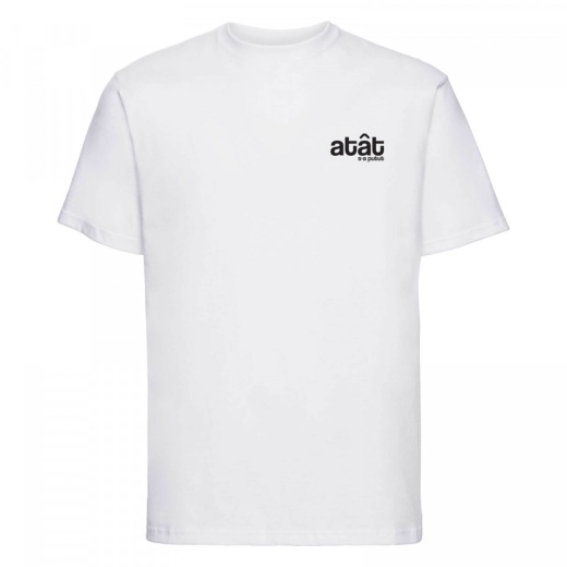 tricou unisex alb "atât s-a putut"