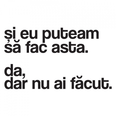 tricou unisex alb "și eu puteam să fac asta"