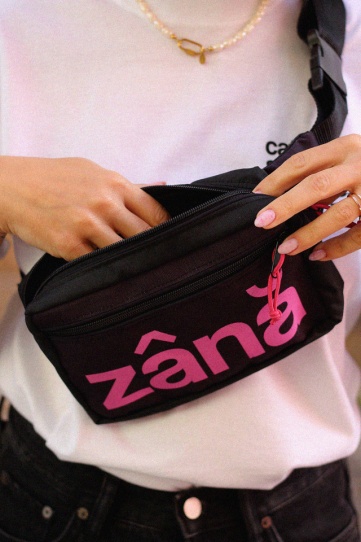 borsetă unisex neagră "zână"