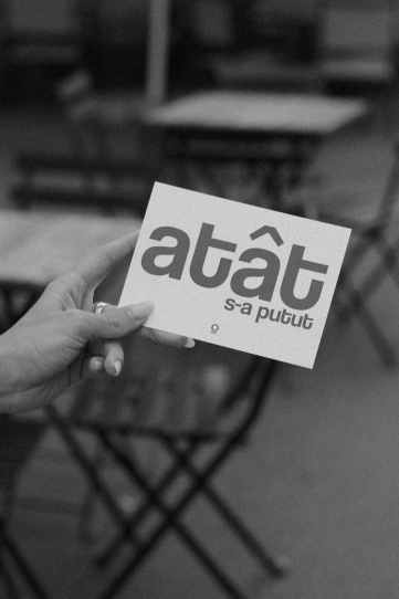 carte poștală "atât s-a putut"