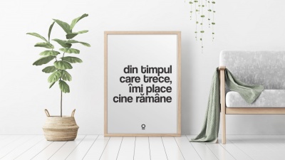 print "din timpul care trece"