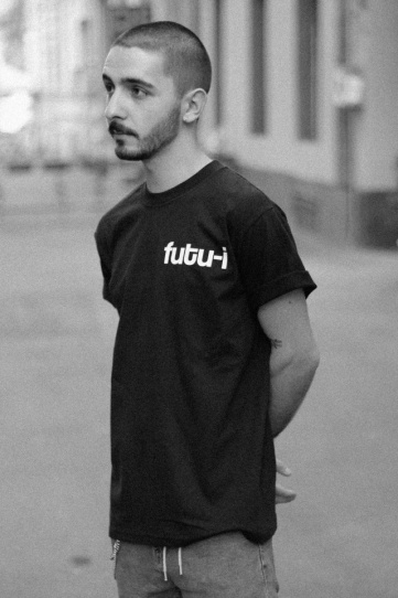 tricou unisex "futu-i" negru