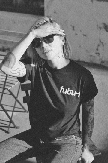 tricou unisex "futu-i" negru