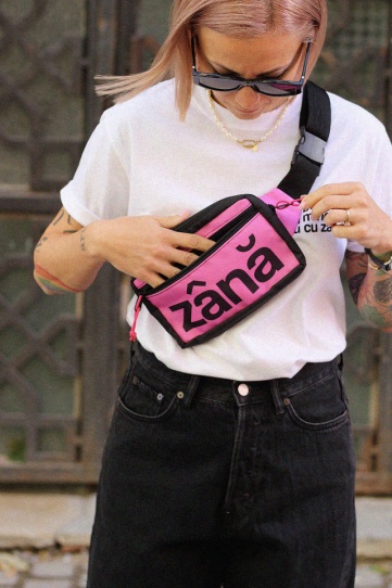 borsetă unisex roz "zână"