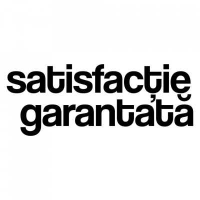 tricou unisex alb "satisfactie garantata"