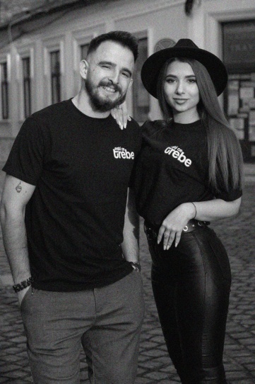tricou unisex negru "ești ce trebe" *ediție specială