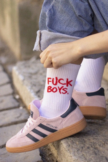 sosete "no more fuckboys" Tombabe x SkinDeep collab.
