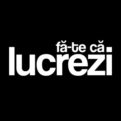tricou unisex negru "fa-te ca lucrezi"