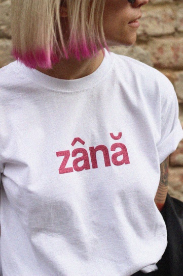 tricou unisex sclipici fuchsia "zână" *ediție limitată