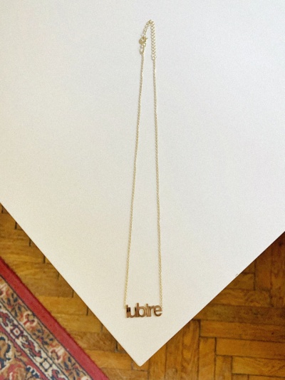 colier auriu "iubire"