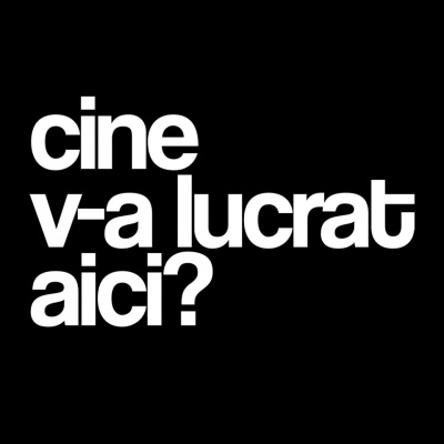 tricou unisex "cine v-a lucrat aici?" negru