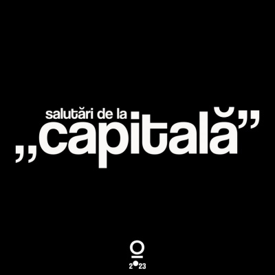 tricou unisex negru "salutari de la capitala" Tombabe x TM2023 collab.
